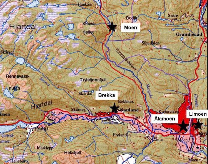 4.2 Mineral- og løsmasseforekomster Status Det er ikke registrert utnyttbare mineralforekomster i influensområdet til utbygginga.