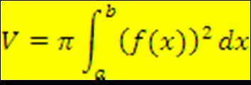 Volum ved rotasjon omkring x-akse r<-2 f<-function(x){sqrt(r^2-x^2)} plot(f,-r,r,col=4,lwd=3,ylim=c(0,4), main=expression (y==sqrt(r^2-x^2))) g<-function(x){r^2-x^2}