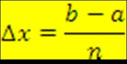 Numerisk integrasjon og Simpsons regel Areal ved Riemann sum