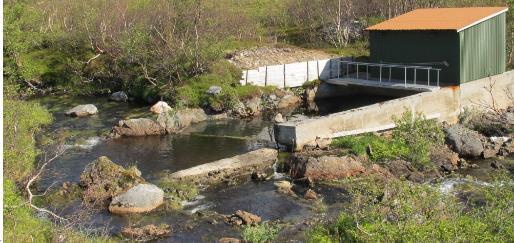 Condition by the Culvert: - Leap at outlet - water