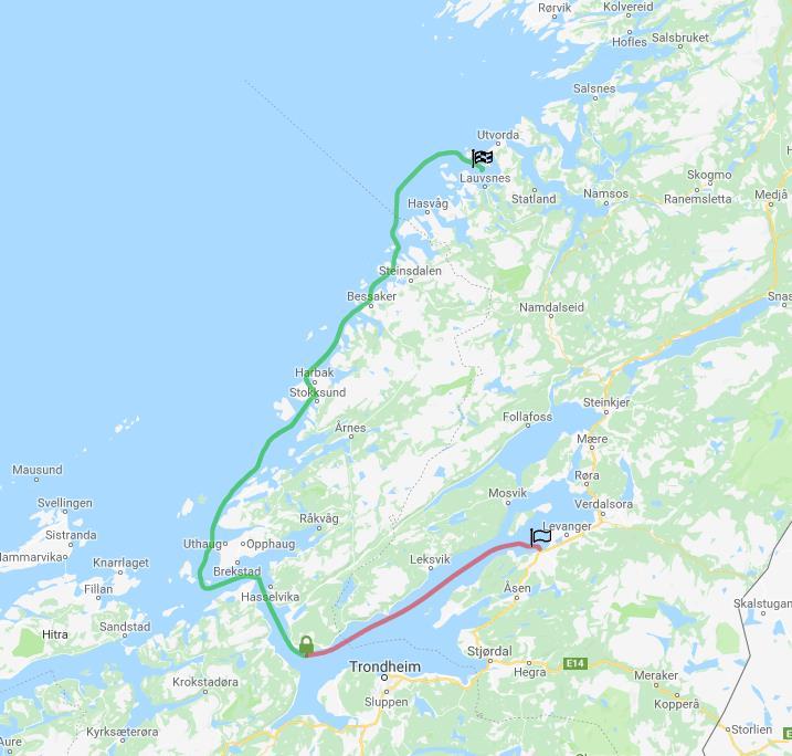 Sporingssystem til Norsk Fisketransport Eksempel på logging av status på brønnventiler og posisjon