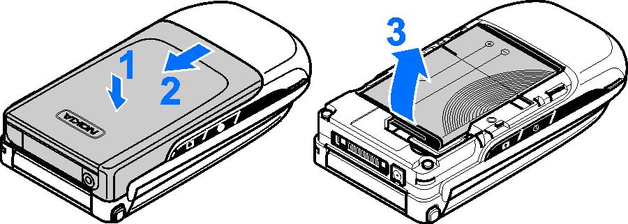 1. Komme i gang Sette i SIM-kort og batteri Slå alltid av enheten og koble fra laderen før du tar ut batteriet. Alle SIM-kort må oppbevares utilgjengelig for små barn.