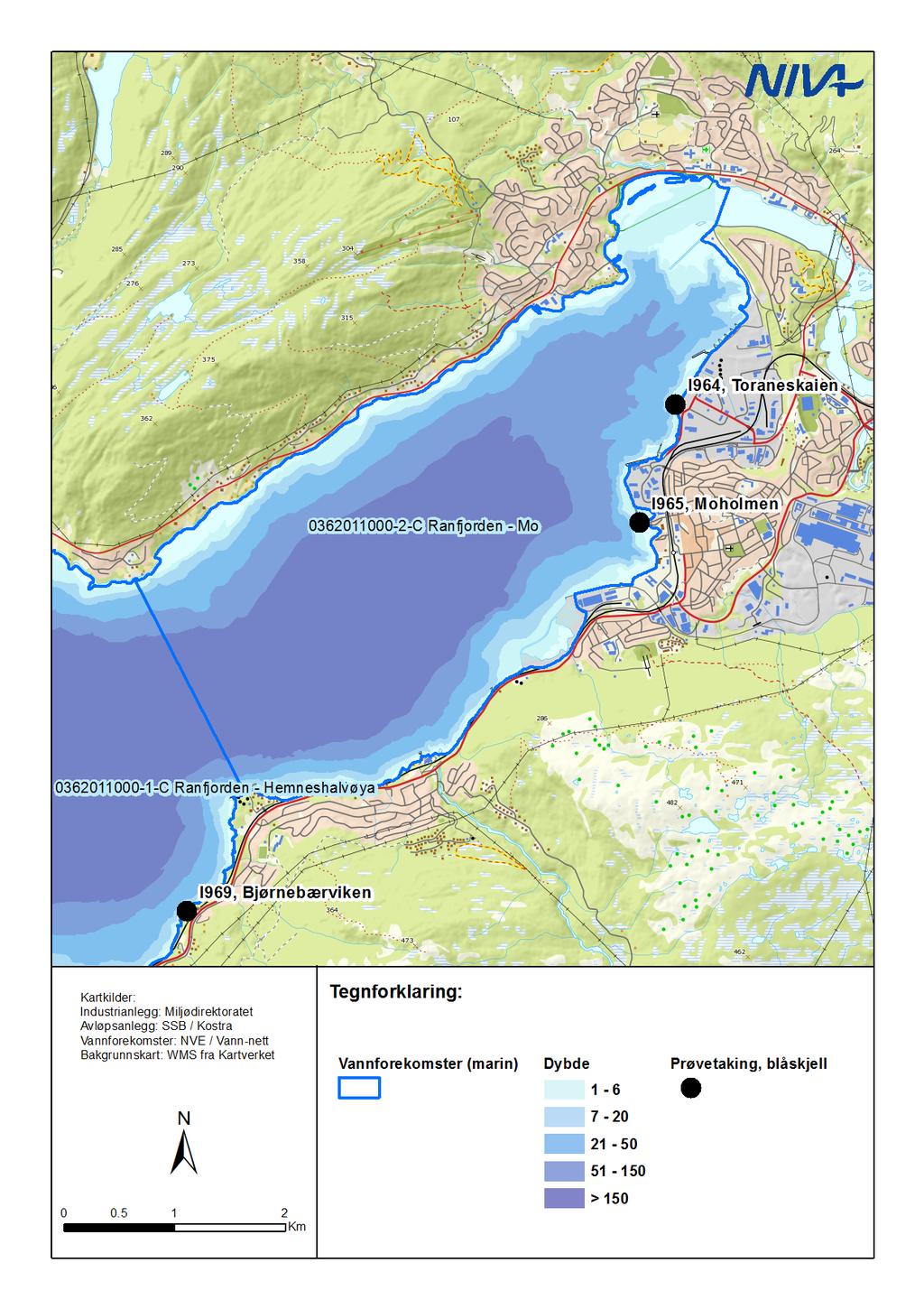 NIVA 7245-2018 kaianlegget i Bjørnbærvika i løpet av sommeren 2017, og i september/oktober foregikk det arbeid med skjærebrenner og sveiseapparat på ubehandlede, malte og galvaniserte