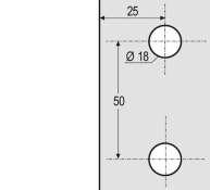 Glass/Glass 35kg  Dørstørrelse max 1000x2000mm, 50kg (par).