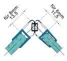 Tetningslist 180 8-10mm, 2160mm BO5281018 Plast Tetningslist