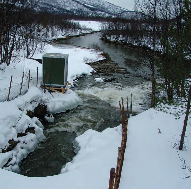 Sedimenttransport ved utløp Storvatnet i Håkvikdalen