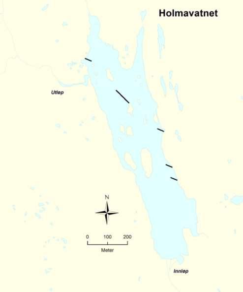 METODE Garnfiske Prøvefisket ble gjennomført med seksjonerte fleromfarsgarn ( nordisk standard ).