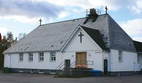 första kända platsen där de kristna samlades var hemma hos Samuel och Johanna Söderberg på övre Heden i Gällivare. De hade ett stort kök.