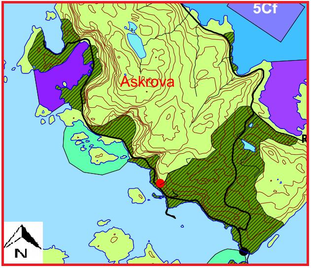 1.Eksisterende kommuneplan for Askrova Fig.