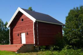 Stabburet på Daniels-Hårum 186/18 i Hole kan være bygd rundt 1800.