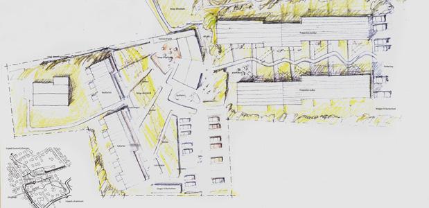 10 HUGSKOTSKAPPINGIN OMAN MATTALÁG MAP arkitektar vunnu virðislønina fyri besta uppskot um høvuðsætlan við teirri grundgeving, at uppskotið leggur upp til eina greiða og vælvirkandi skipan av økinum