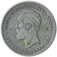 500 34 2 kr jubileum 1906-2 flotte mynter begge