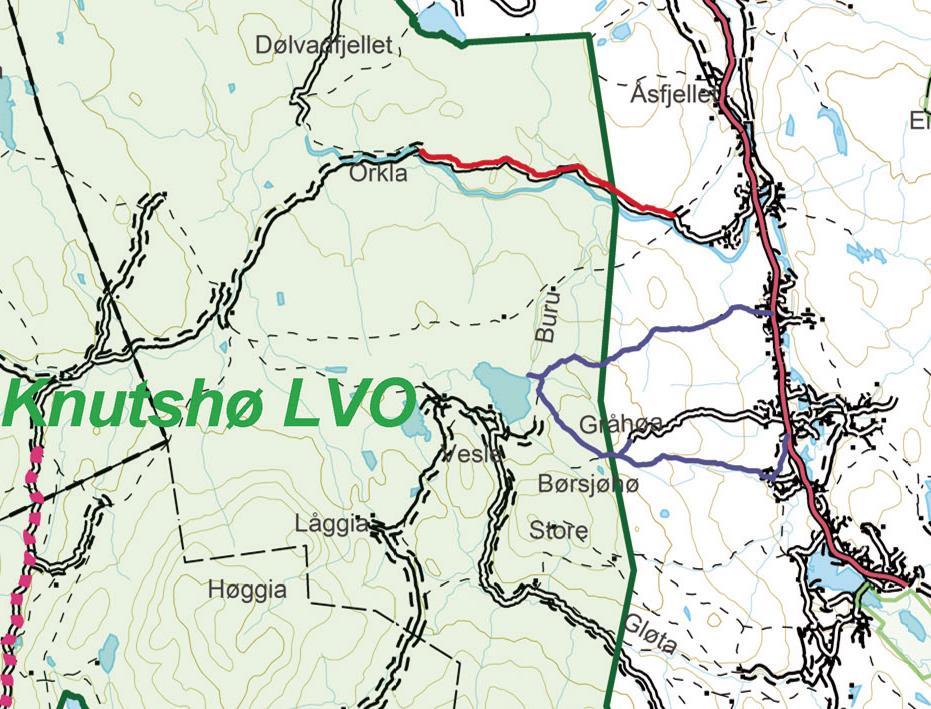 Regler og retningslinjer for saksbehandlingen Regler og retningslinjer for saksbehandlingen går bl.a. fram av: - Verneforskrift for Knutshø landskapsvernområde av 3. mai 2002.