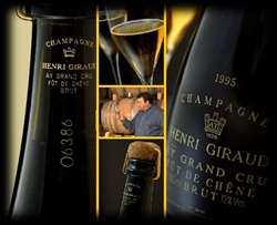 3 Aperitiff Champagne Henri Giraud, per glass Kr. 160,- Cremant d Alsace, Remy Gresser, per glass Kr. 95,- Musserende flaske NV Soler Jove Brut Reserva. Cava, Spania Kr. 515,- NV Prosecco Allegrini.
