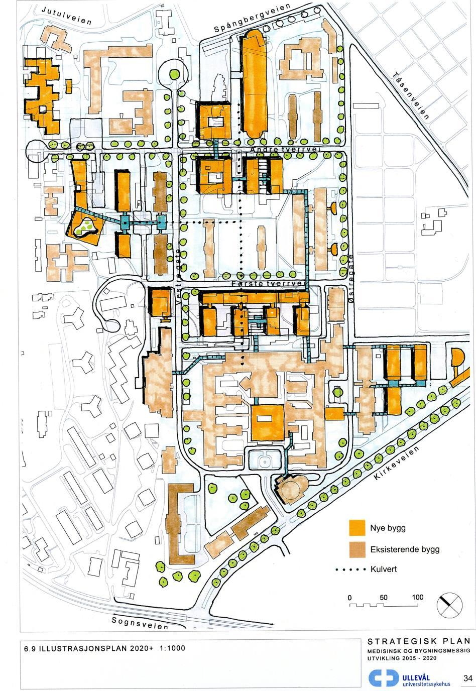 Plan 2005: Trinnvis utvikling av Ullevål sykehus Konseptutredning av
