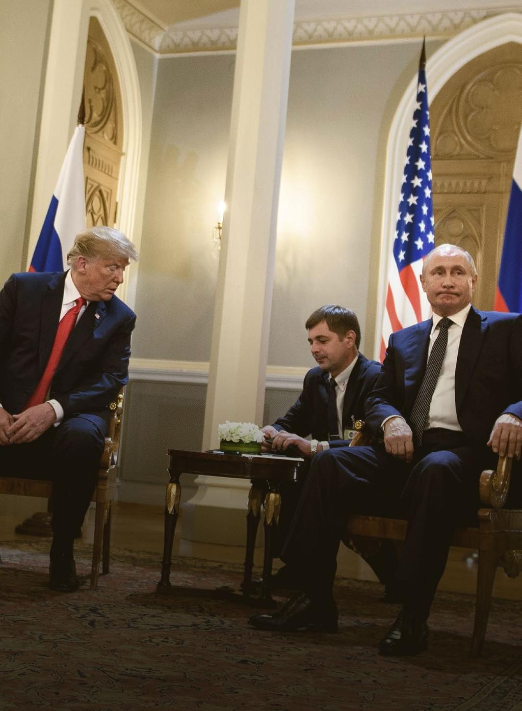USAs president Donald Trump og Russlands president Vladimir Putin møttes i Helsingfors, Finland, 16. juli 2018. RUSSLAND UTENRIKS [ UTENRIKS ] Ingen utsikter til avspenning med Vesten.