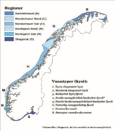 3. Områdebeskrivelse Stasjonene som ble undersøkt i regi av ØKOKYST delprogram Nordsjøen Sør i 2017 ligger alle i Boknafjordsytemet og omfatter deler av vannområdene Haugalandet, Ryfylke og Jæren.
