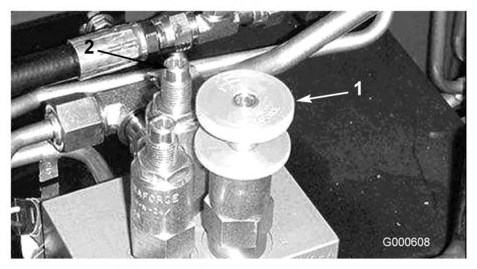 Anbefalt motvektstrykk for trekkraften er 48 bar [700 psi] når trekkkraften er over 124 bar [1800 psi].