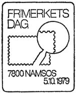 Registrert brukt 5.10.1979 AA Stempel nr. S4 Type: Motiv Brukstid 25.8.