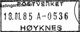 Stempel nr. H-01 Type: I22 Fra gravør 30.09.