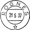 3 Type: I22 Fra gravør 15.04.1969 ROGNES Innsendt?? Registrert brukt fra 11-8-38 HFK til 29-10-68 KLV Stempel nr.