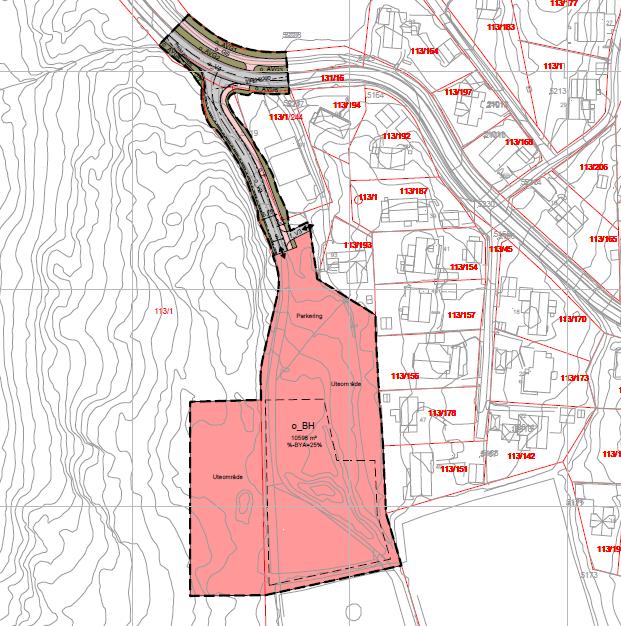 Saksutredning: Sammendrag: Planforslaget legger til rette for en ny barnehage med plass til 8 avdelinger, med mulighet for utvidelse til 10 avdelinger.