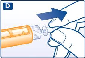 Kontrollere gjennomstrømningen av insulin Forut for hver injeksjon kan små mengder luft samle seg i sylinderampullen ved vanlig bruk.