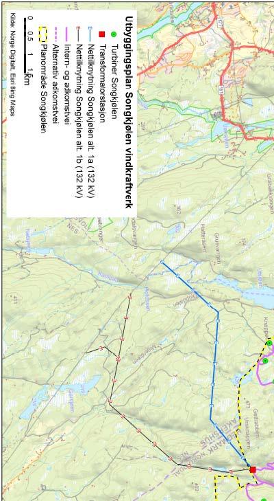 Side 5 Nettilknytning til Songkjølen vindkraftverk.