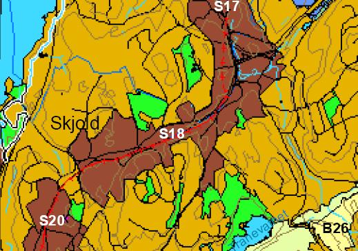 5. GJELDENDE PLANSTATUS OG OVERORDNEDE RETNINGSLINJER 5.