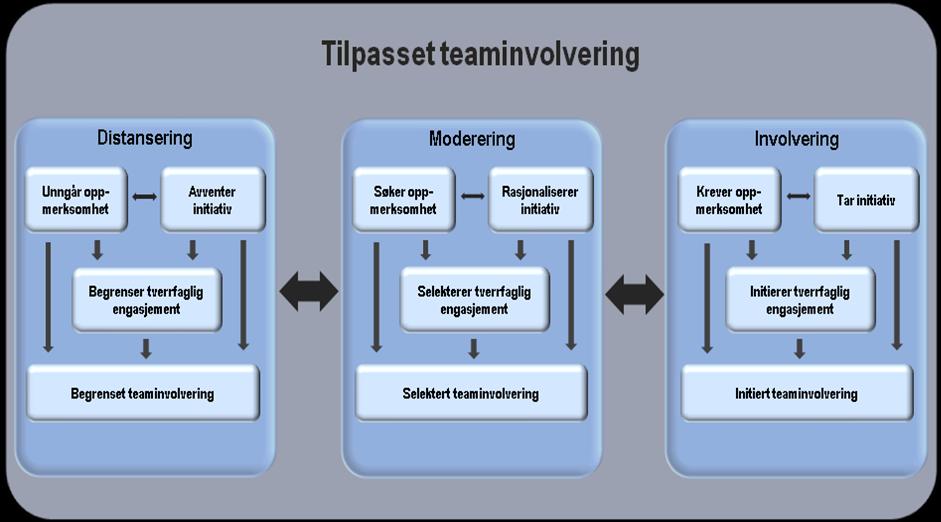 Figur 3: Tilpasset teaminvolvering 5.