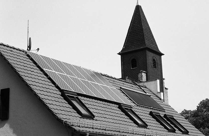 Photo: epd-bild L avenir de l énergie 11 En Allemagne, la construction écologique est encouragée par des subventions ; les Églises aussi en bénéficient.