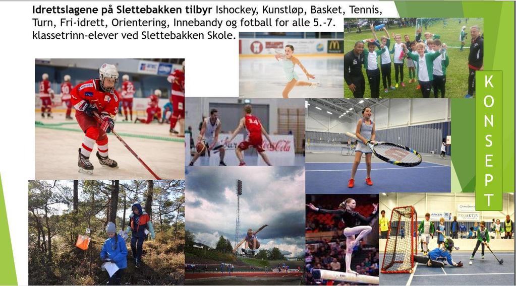 - 9 idrettslag som samarbeider (Instruktører) - Idrettsrådet i Bergen - Beredt IA bedrift som leverer maten