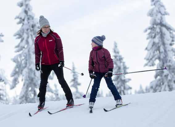 SKIGLEDE FOR STORE OG SMÅ Langrenn eller alpint, på snøsikre Skeikampen