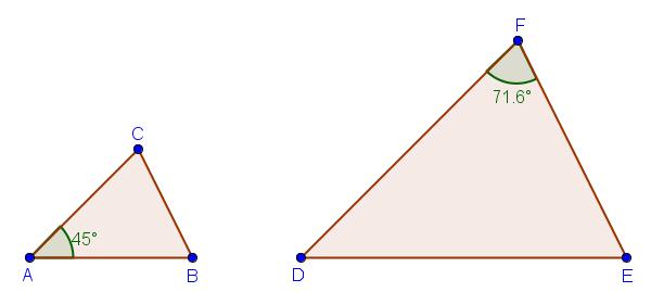 4 Figuren nedenfor viser to trekanter DSC og ASB. DC er parallell med AB.