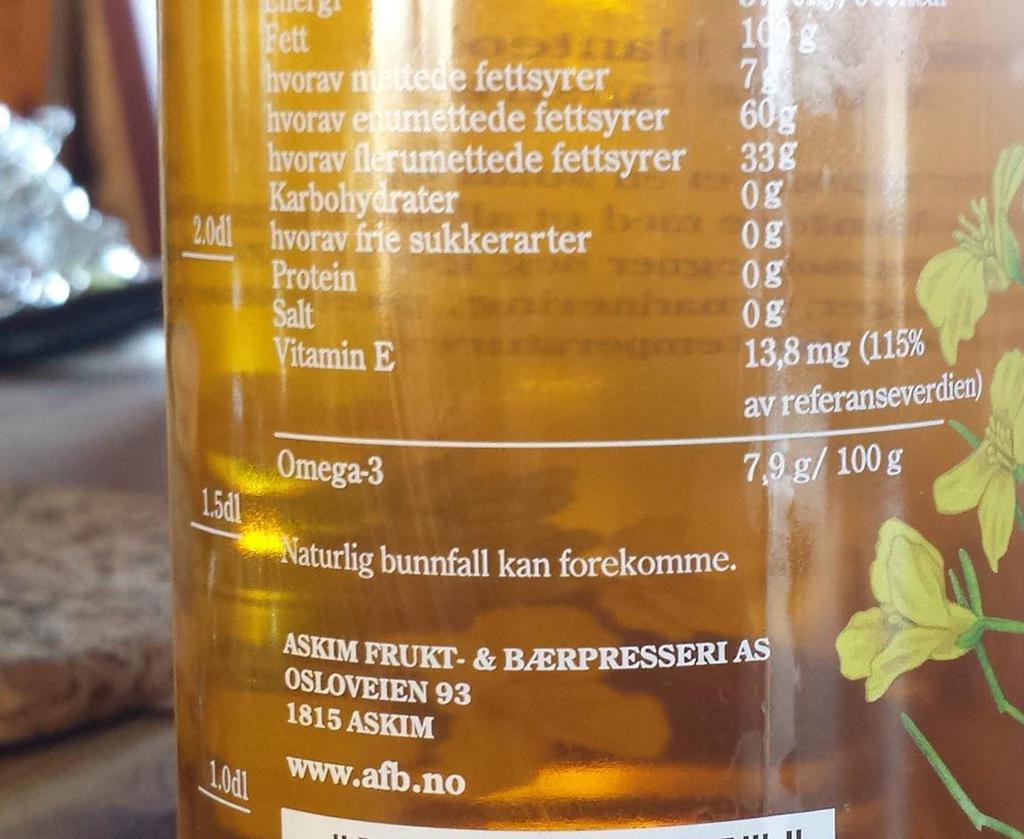 omega-3 fra plantekilder dvs.