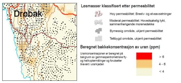 PLANOMRÅDET 28 Figur 4-13. Aktsomhetskart (NGU) Det er utarbeidet rapport av Radontech T Elvestad som konkluderer med at det er «lavradon fjellformasjon» som er dominerende.