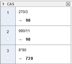 Vi finner proporsjonalitetskontanten, som er pris per kg, og finner deretter pris for 8 kg overvekt i CAS GeoGebra Det vil koste 720 kr for å ha med 8 kg overvekt.