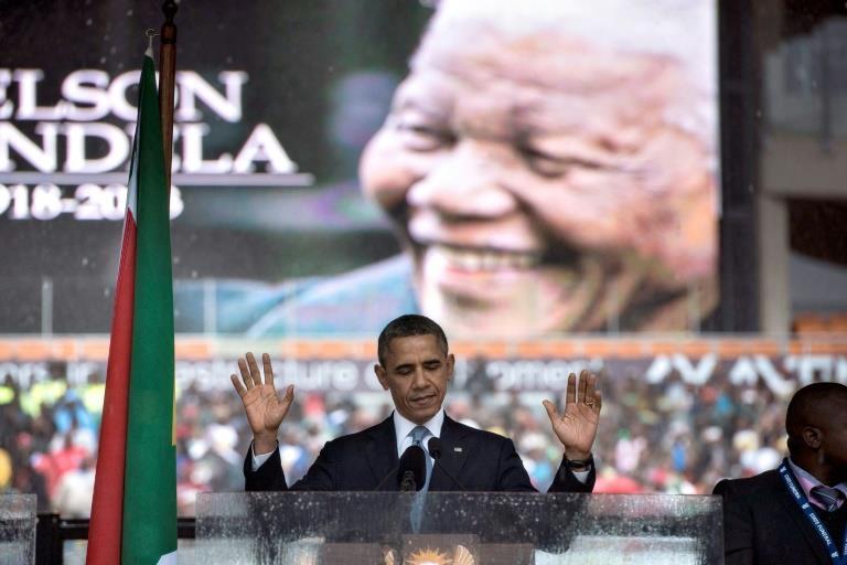 Obama kaller nå til kamp mot «den sterke mann» i politikken Johannesburg 17.