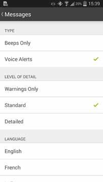 15.1 Streamer-konfigurasjon VoiceAlerts VoiceAlerts er talemeldinger eller lydsignaler som sendes til