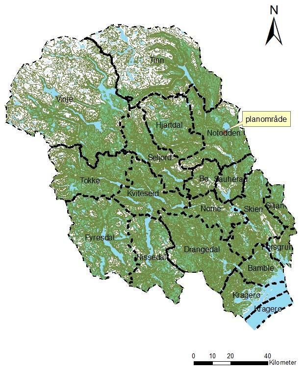 Bakgrunn og sammendrag I forbindelse med reguleringsplanarbeid for bygging av Follsjå kraftverk i elva Fulldøla i Notodden kommune,