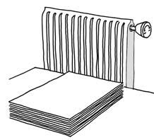 La papiret akklimatisere seg For å fungere problemfritt må papiret ha samme temperatur som det lokale det skal brukes i.