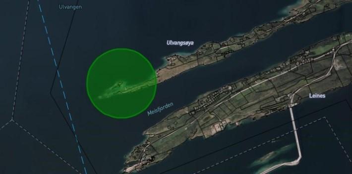 utenfor kommunen. Angarsnes Potensiell konflikt området pgv. Småbåthavn og hytteområder langs kysten.