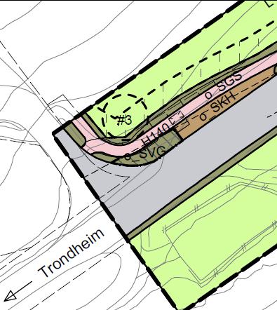 Det ble funnet en kokegrop i planområdets vestlige ende, id 222700, som mest sannsynlig stammer fra eldre jernalder.