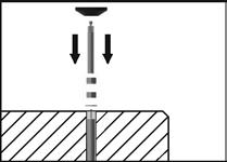 Fig. 5 1. Montering støttefot OBS! Ta hensyn til herdetidene til mørtelpatronene.