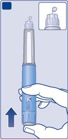 Ikke sett en ny nål på pennen før du er klar til å ta injeksjonen. Bruk alltid en ny nål til hver injeksjon. Dette reduserer risikoen for tette nåler urenheter infeksjon og unøyaktig dosering.
