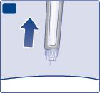 Fjern nålen fra huden. Hvis det er blod på injeksjonsstedet skal du trykke lett. Ikke gni på stedet. D Det kan hende du kan se en dråpe oppløsning på nålespissen etter injeksjonen.