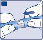 Hvordan håndtere en tett nål Bytt nålen som beskrevet i trinn 5 Etter injeksjonen og gjenta alle trinn fra og med trinn 1 Klargjøre pennen med en ny nål.