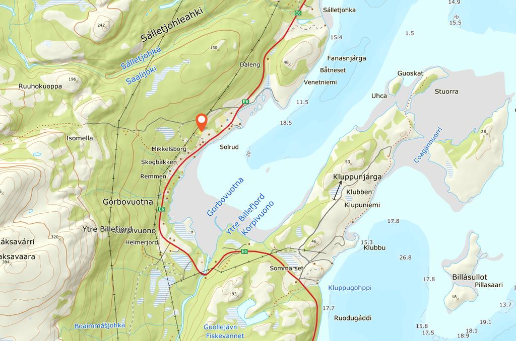 Lokalisering av omsøkt tiltak Figur 1 Oversiktskart Ytre