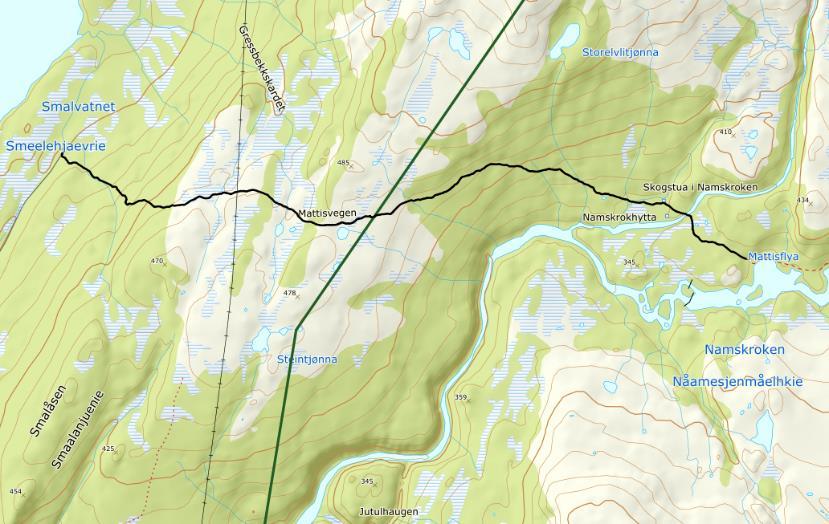 Tiltaket er ferdigstilt og det er ikke aktuelt med skjøtselstiltak videre innover dalen Orvassdalen Lengde: 980 meter Skjøtselsår 2015 Beskrivelse verdi- og sårbarhetsvurdering: ikke kartlagt Fra