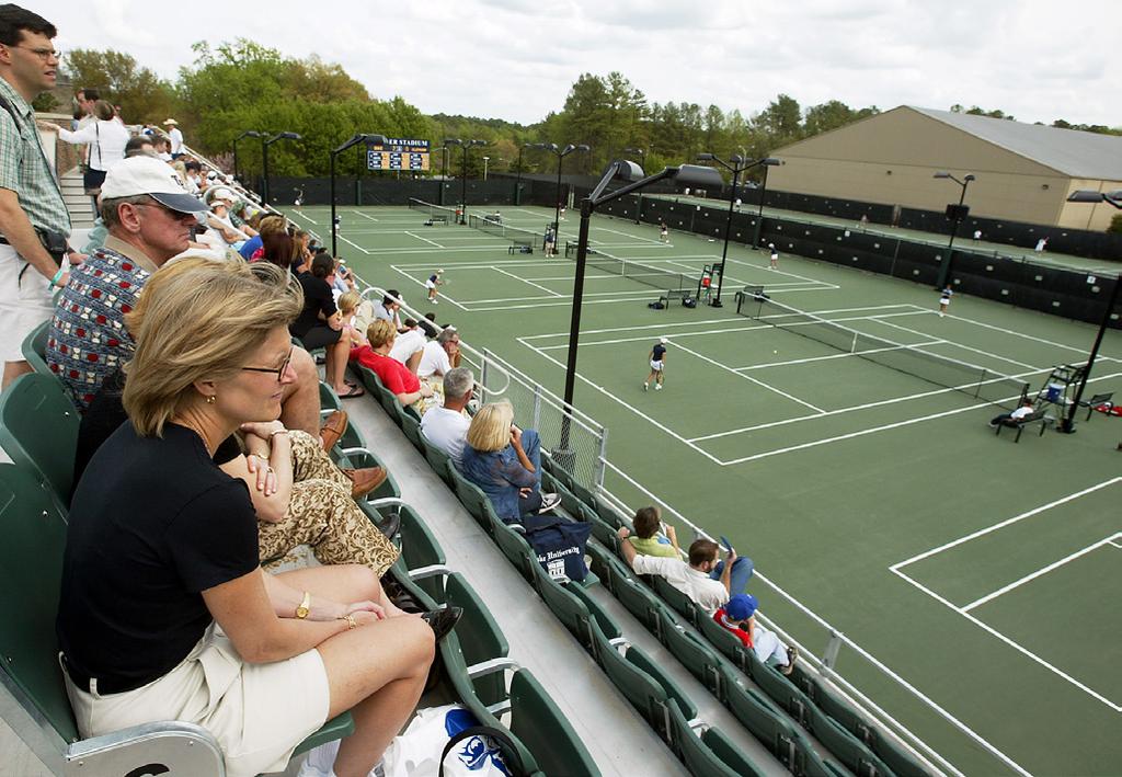 Ambler Tennis Stadium and Sheffield Indoor Tennis Center Over the past decade, Duke University has invested more than $25 million to make its athletic facilities among the finest in the nation.